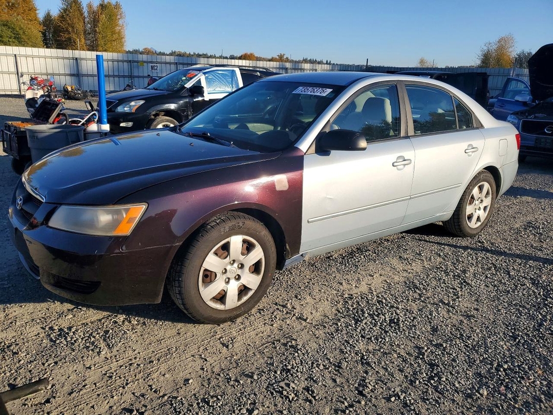 Вид 2007 HYUNDAI SONATA GLS, угол 1