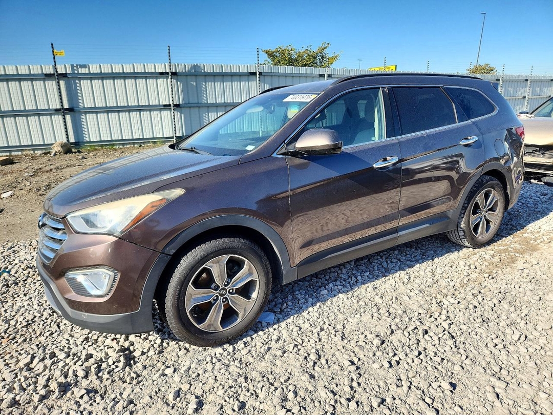 Vista de 2015 HYUNDAI SANTA FE GLS, ángulo 1