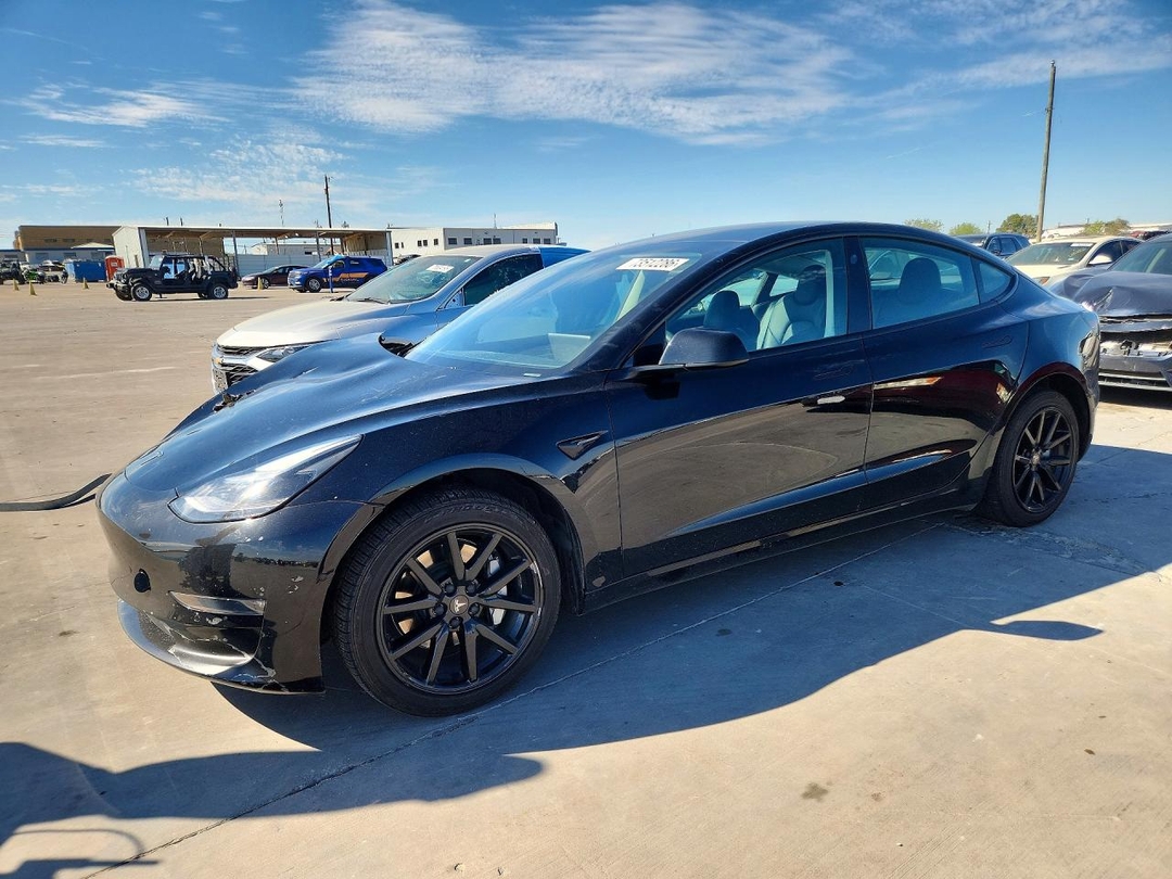 منظر 2022 TESLA MODEL 3، زاوية 1