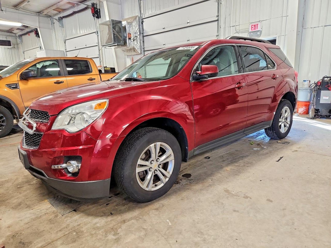 Вид 2012 CHEVROLET EQUINOX LT, угол 1