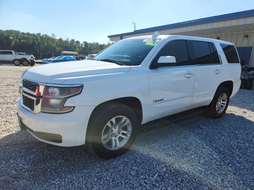 Vue de 2018 CHEVROLET TAHOE POLICE, angle 1