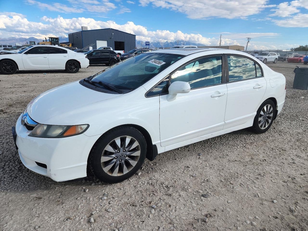 Vista de 2009 HONDA CIVIC EXL, ángulo 1