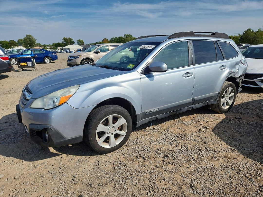 Вид 2014 SUBARU OUTBACK 2.5I PREMIUM, угол 1
