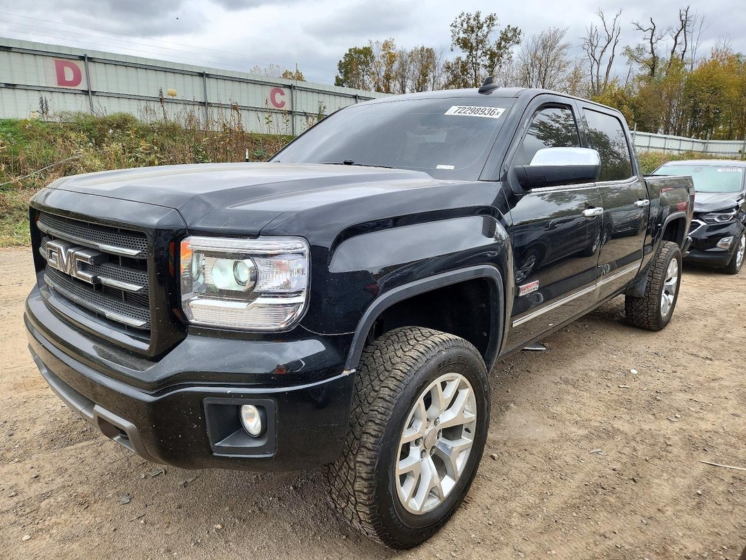 Vue de 2015 GMC SIERRA K1500 SLE, angle 1