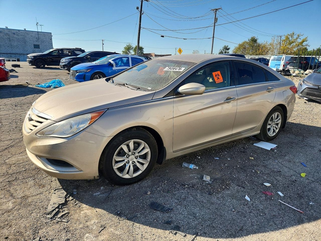 Vista de 2011 HYUNDAI SONATA GLS, ángulo 1
