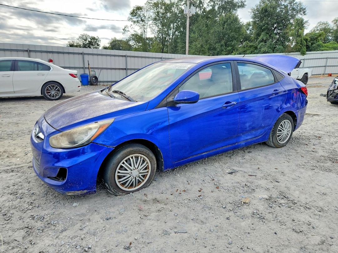 Vedere 2014 HYUNDAI ACCENT GLS, unghi 1