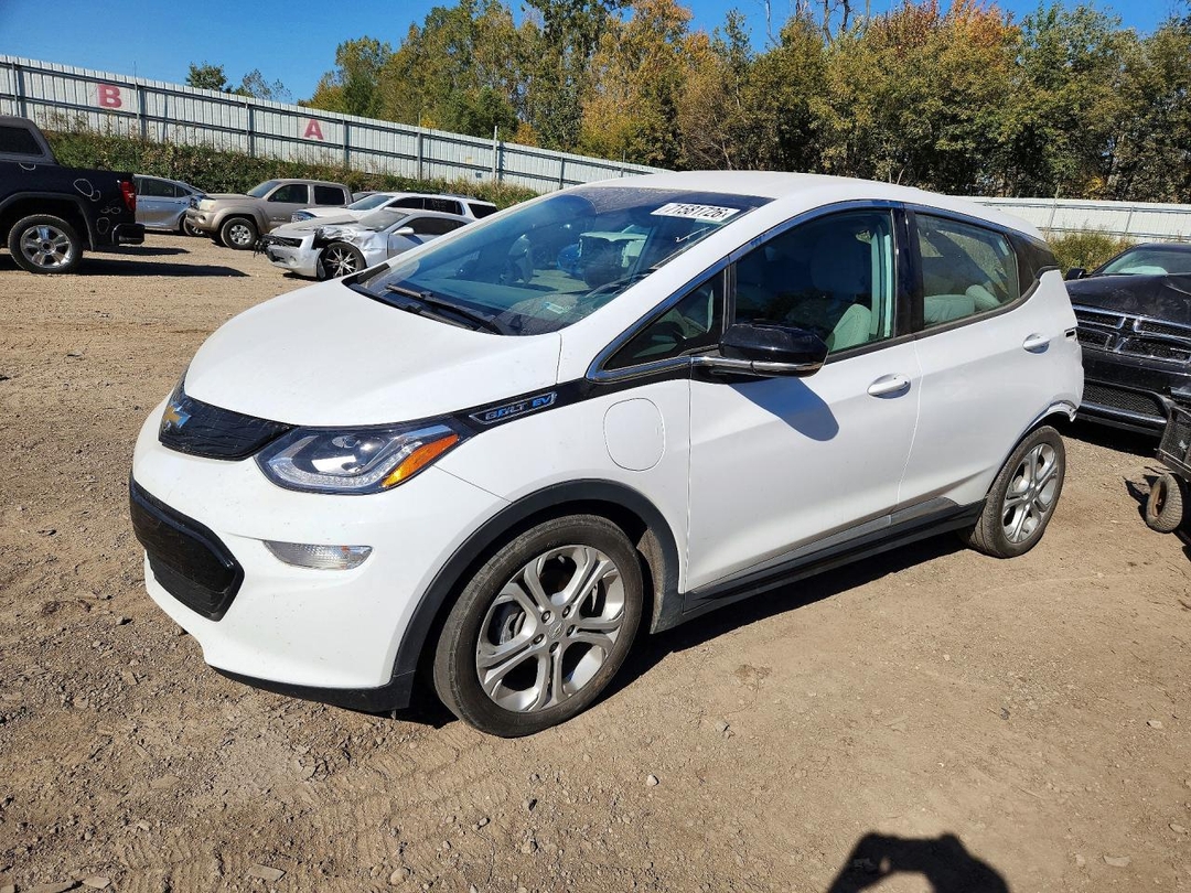 Vue de 2021 CHEVROLET BOLT EV LT, angle 1
