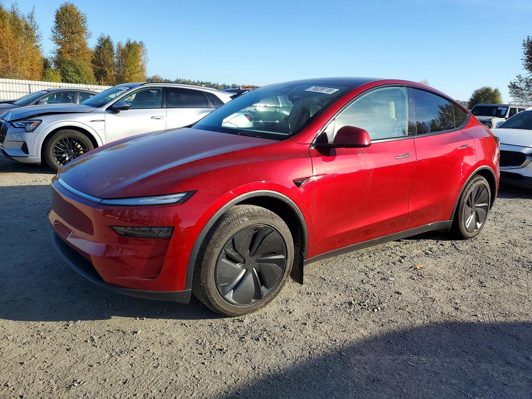 Vue de 2026 TESLA MODEL Y, angle 1
