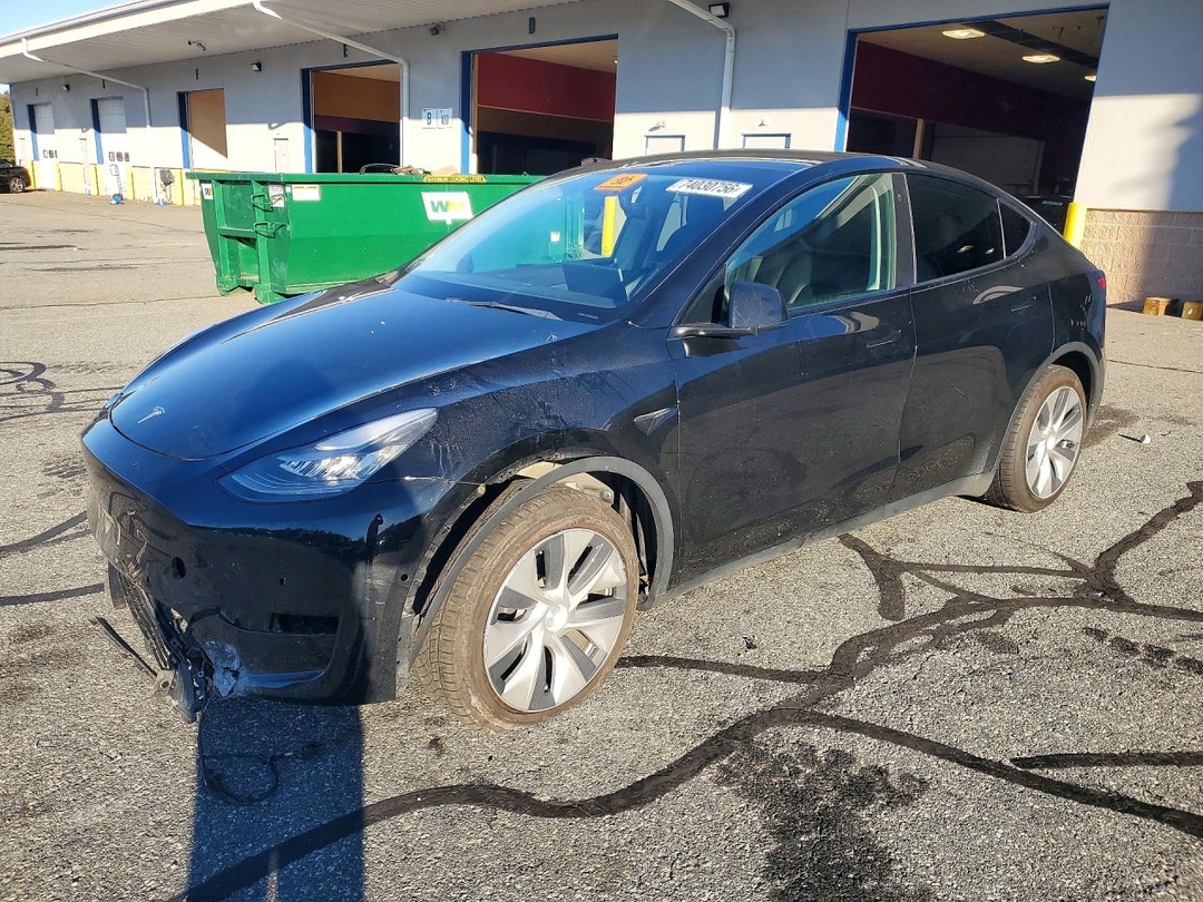 Вид 2021 TESLA MODEL Y, угол 1