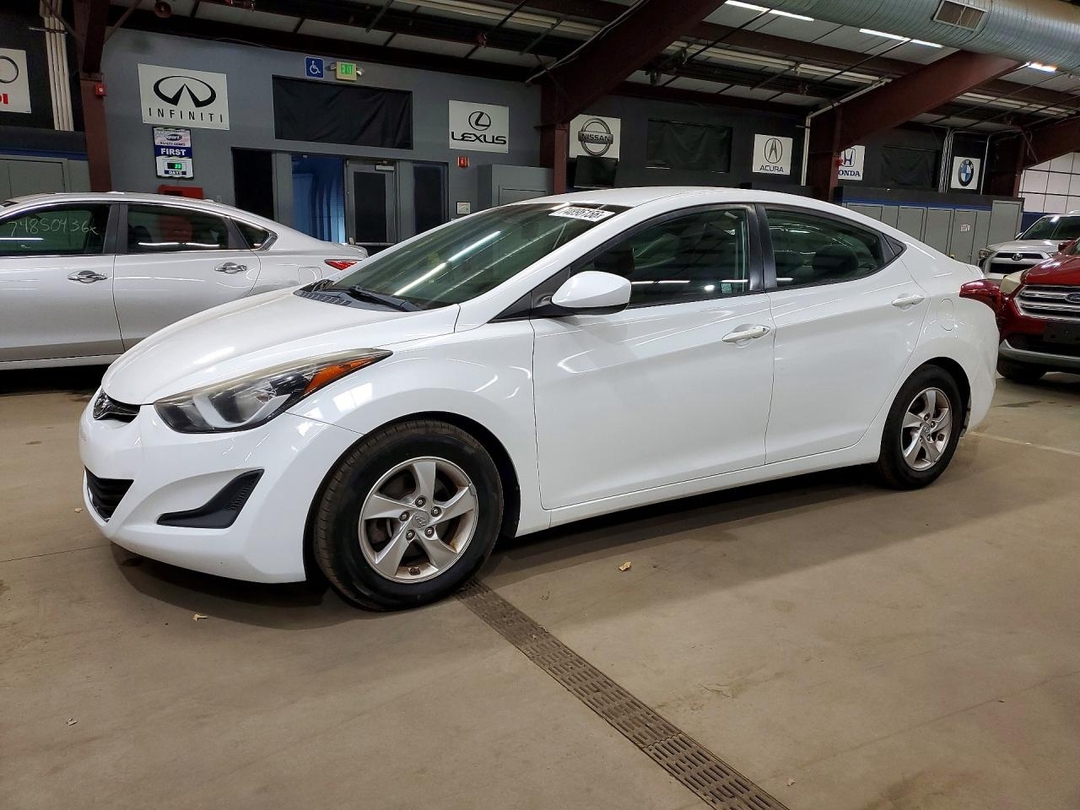 Vista de 2014 HYUNDAI ELANTRA SE, ángulo 1