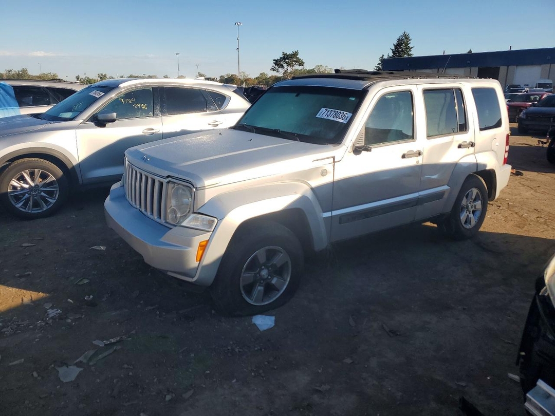 Вид 2008 JEEP LIBERTY SPORT, угол 1