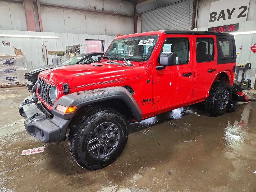 Vista de 2024 JEEP WRANGLER SPORT, ángulo 1