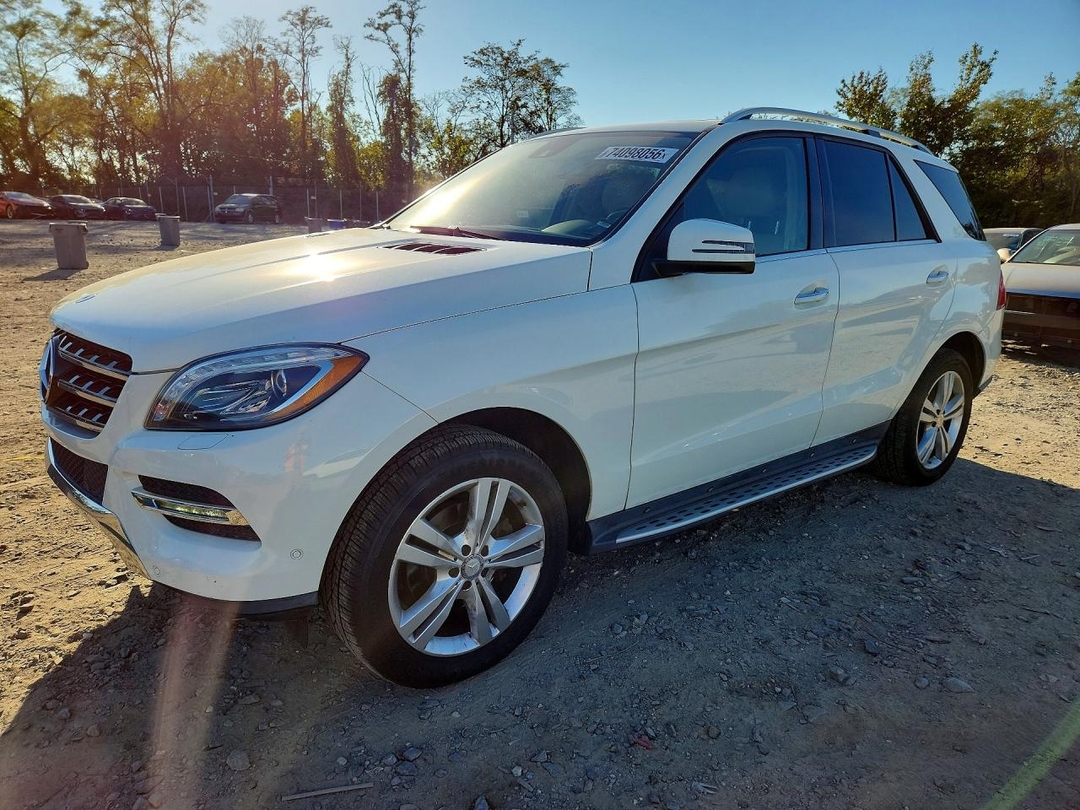 منظر 2013 MERCEDES-BENZ ML 350 4MATIC، زاوية 1