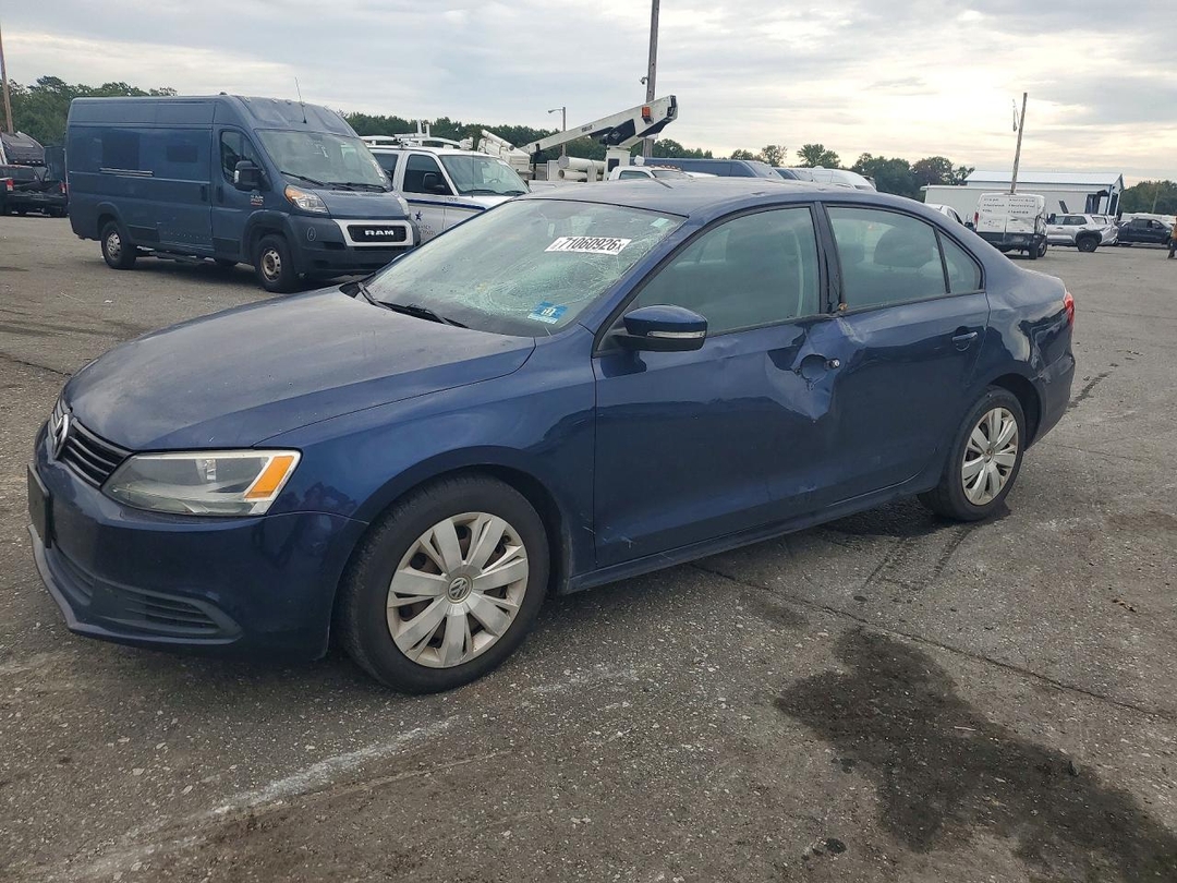 2012 VOLKSWAGEN JETTA SE view, angle 1