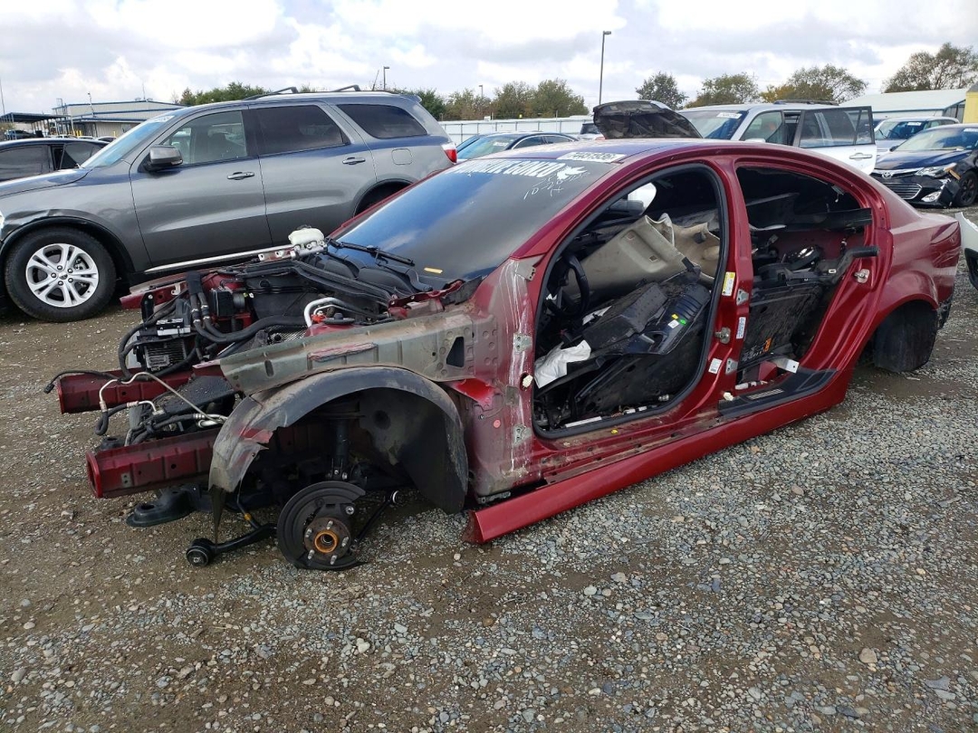 Vue de 2009 PONTIAC G8 GT, angle 1