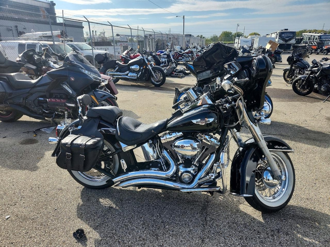 Вид 2010 HARLEY-DAVIDSON FLSTN, угол 1