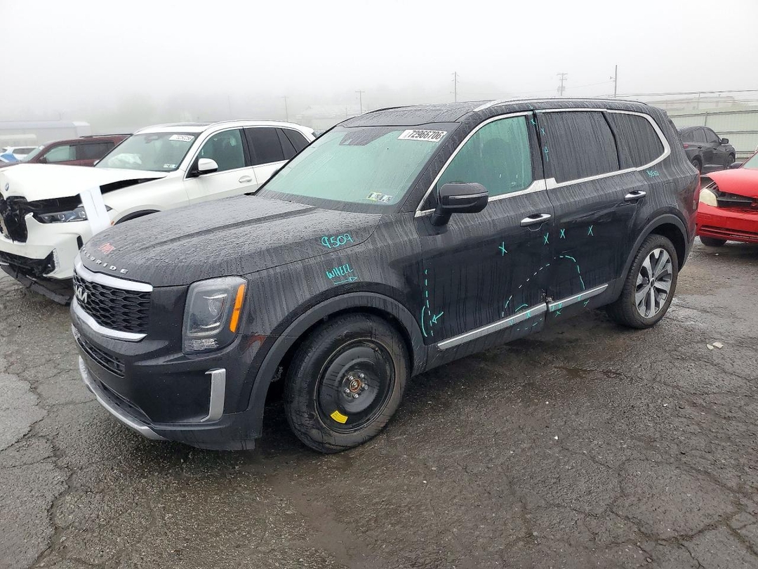 Вид 2022 KIA TELLURIDE S, угол 1