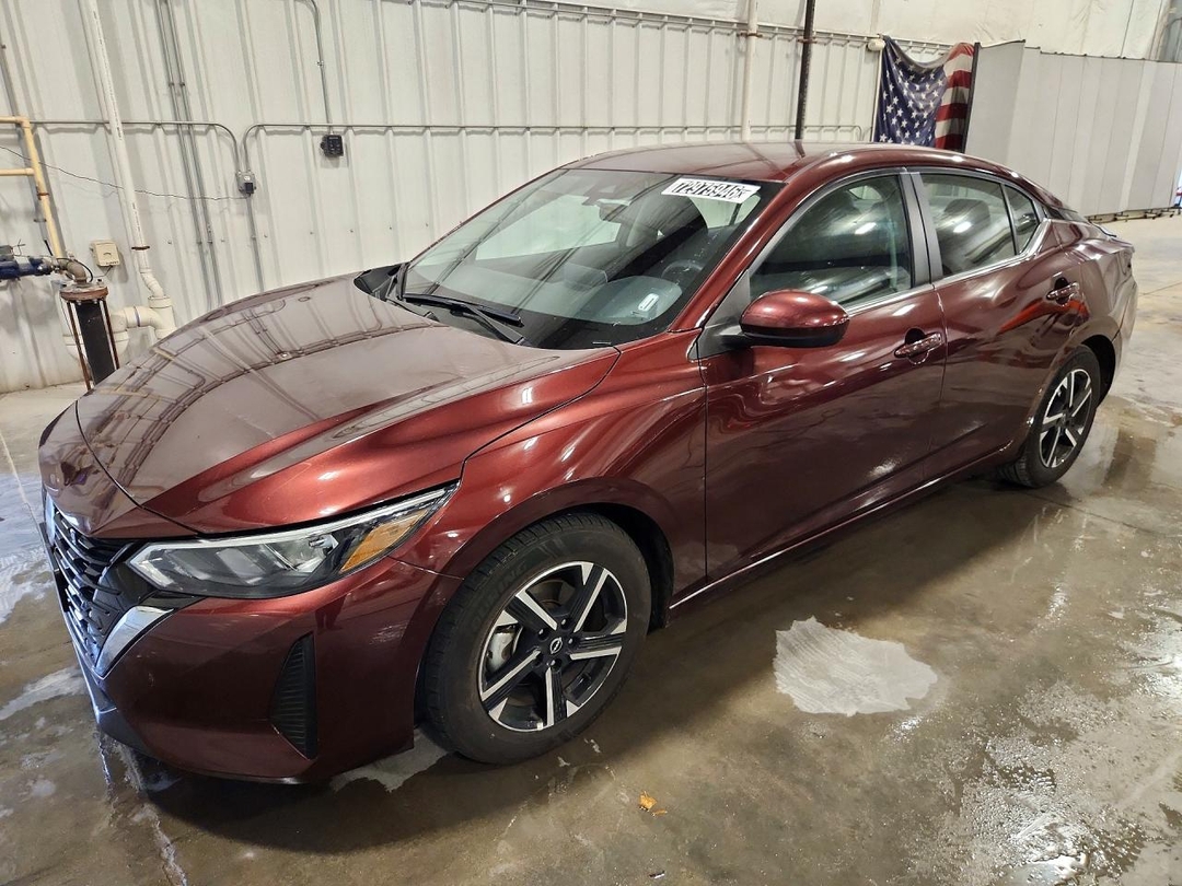 Vue de 2025 NISSAN SENTRA SV, angle 1