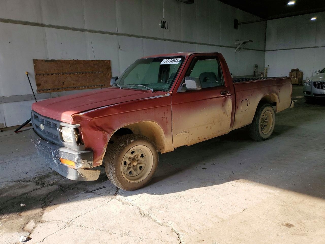 Вид 1993 CHEVROLET S TRUCK S10, угол 1