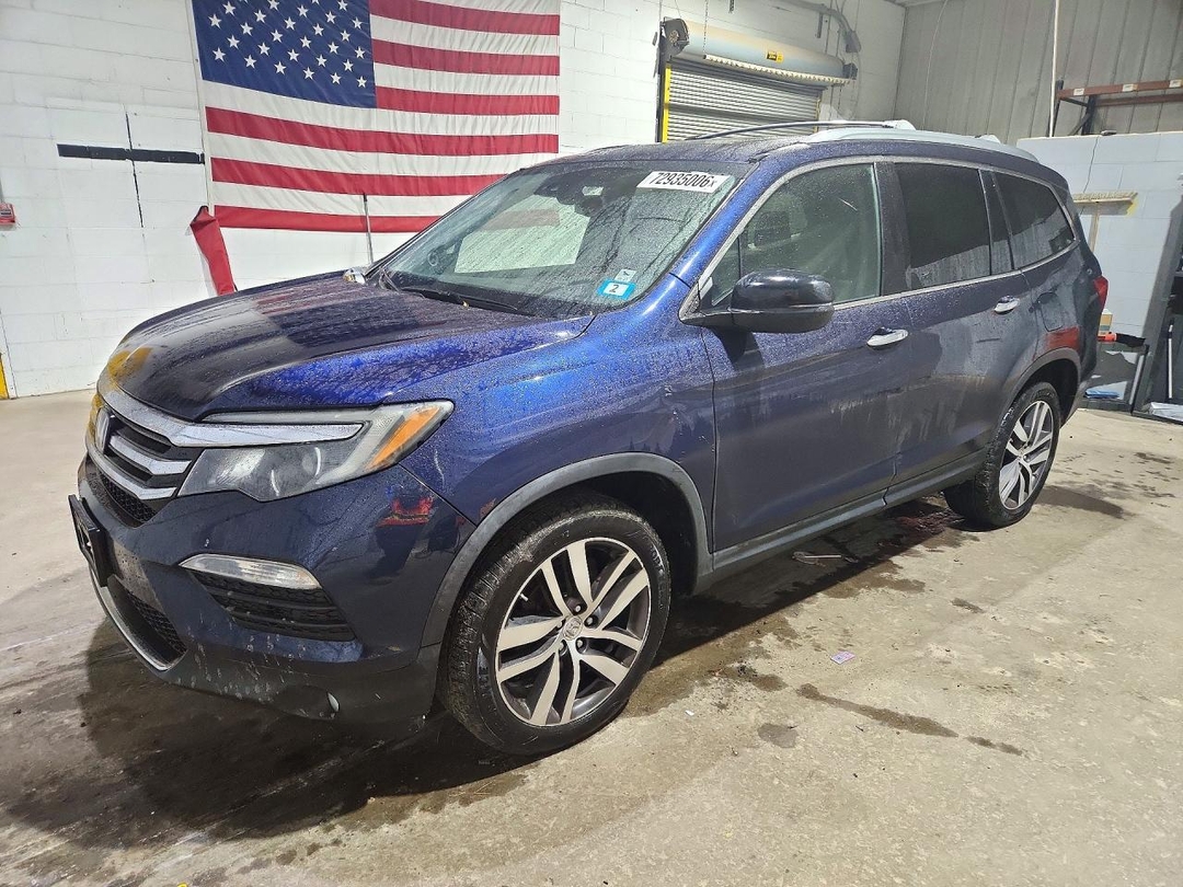 Vue de 2016 HONDA PILOT ELITE, angle 1