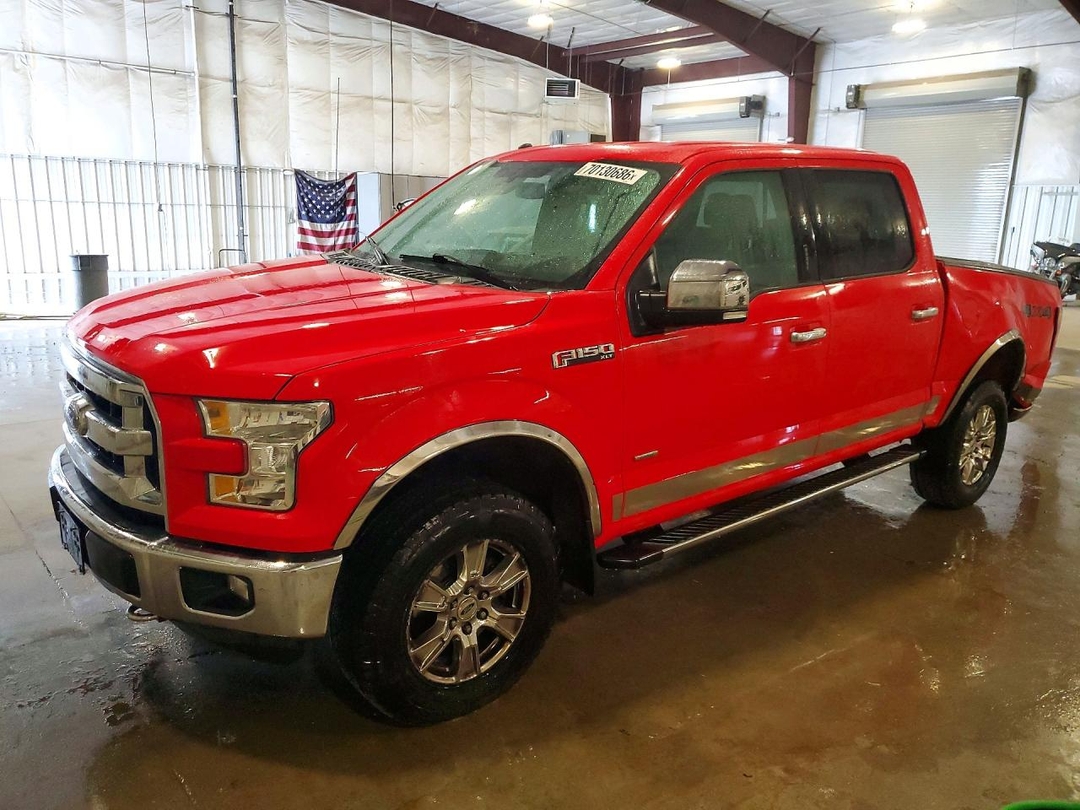 Вид 2016 FORD F150 SUPERCREW, угол 1