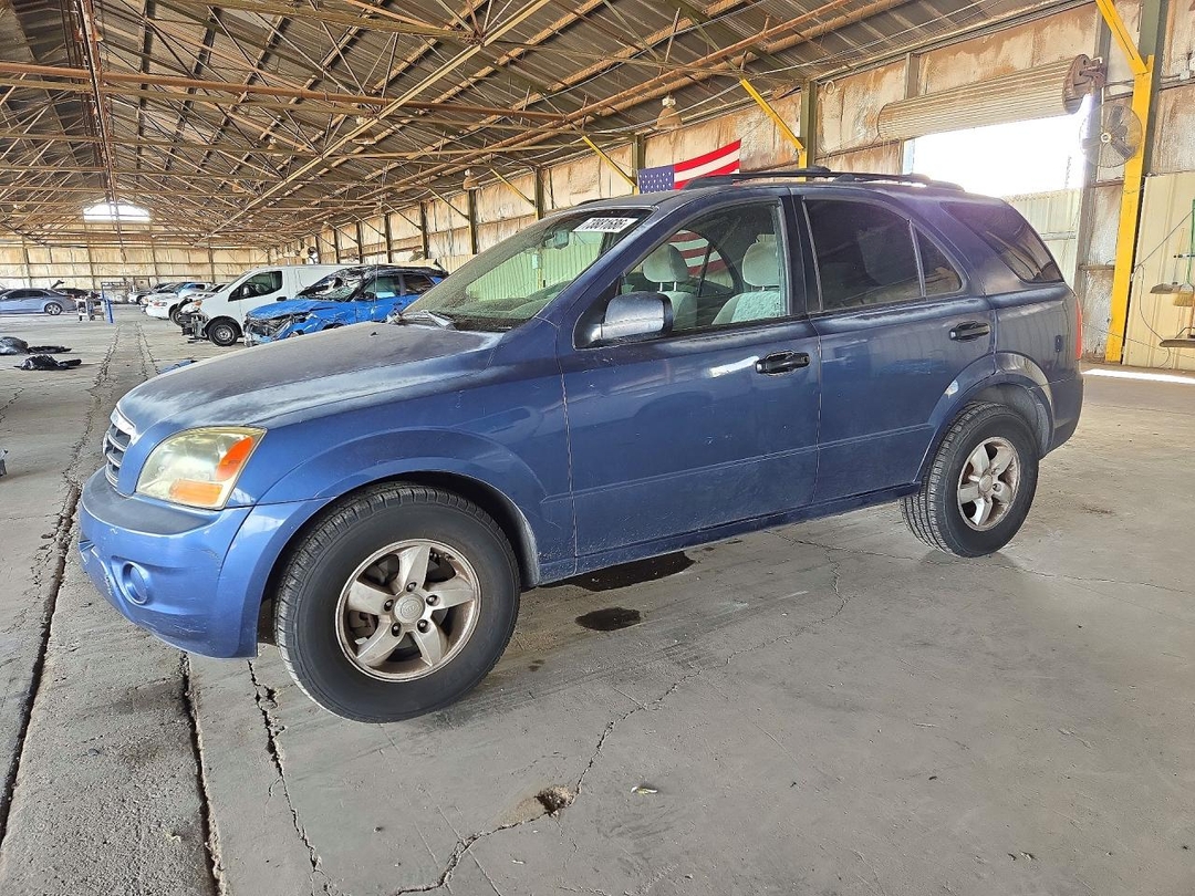 Vue de 2007 KIA SORENTO, angle 1