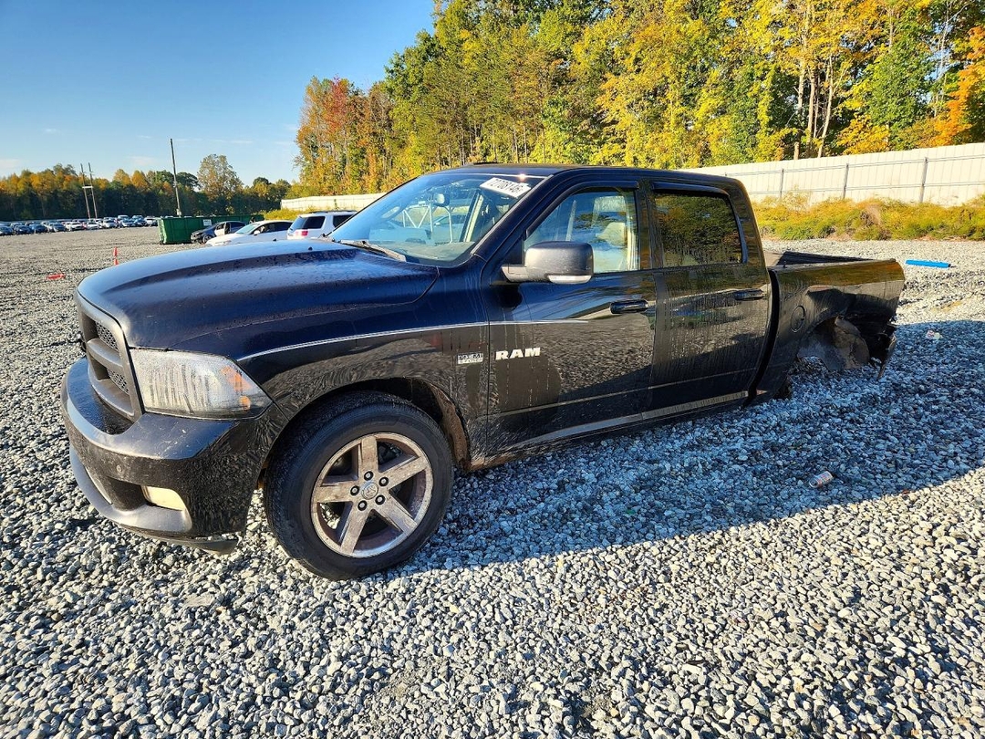 Vista de 2009 DODGE RAM 1500, ángulo 1