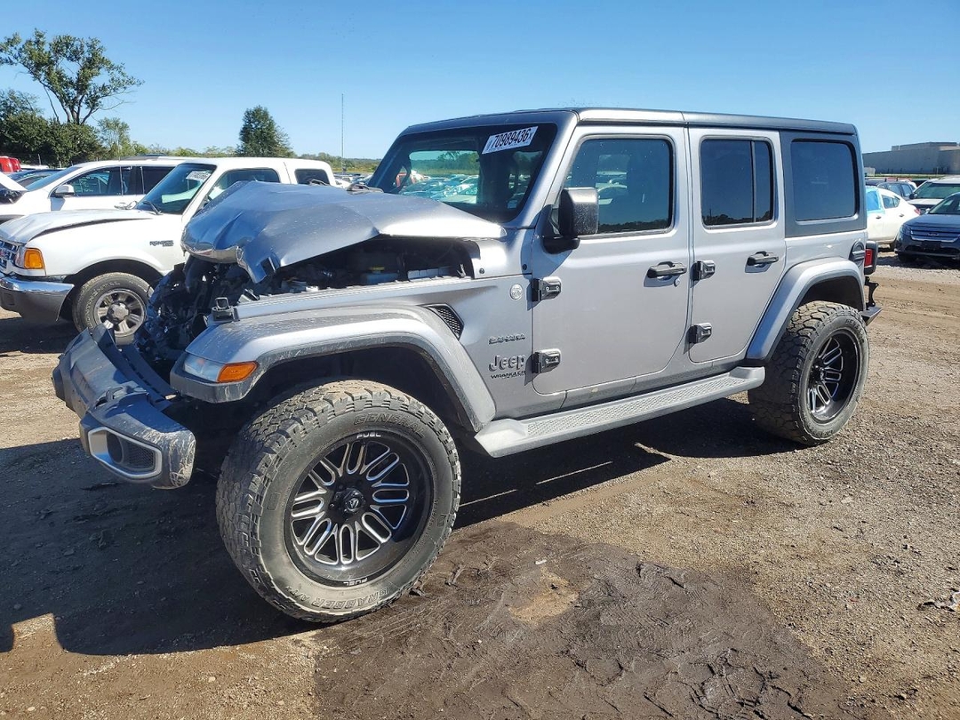 Vista de 2019 JEEP WRANGLER UNLIMITED SAHARA, ángulo 1