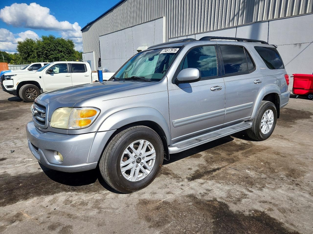 Вид 2001 TOYOTA SEQUOIA LIMITED, угол 1