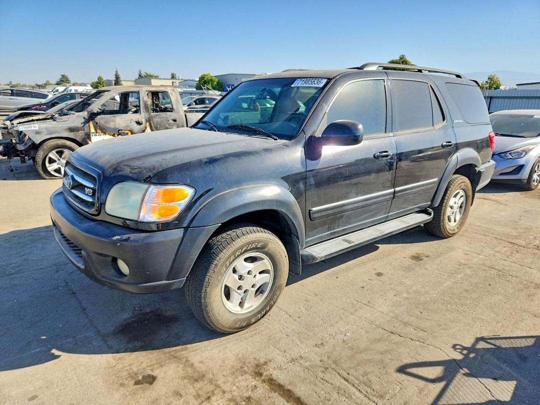 Вид 2002 TOYOTA SEQUOIA LIMITED, угол 1