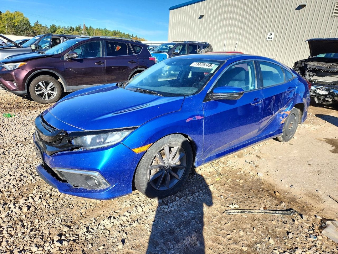 منظر 2019 HONDA CIVIC EX، زاوية 1