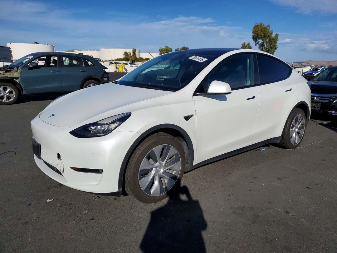 Vista de 2022 TESLA MODEL Y, ángulo 1