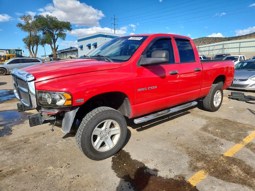 Вид 2004 DODGE RAM 1500 ST, угол 1
