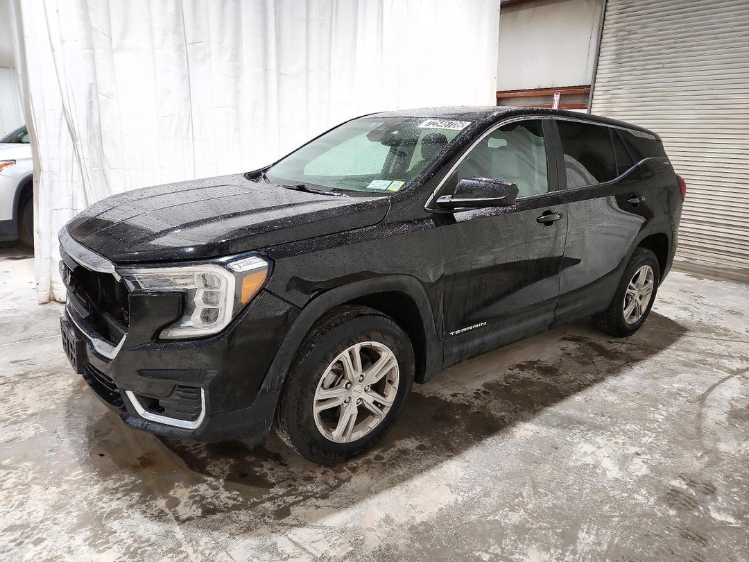 منظر 2022 GMC TERRAIN SLE، زاوية 1