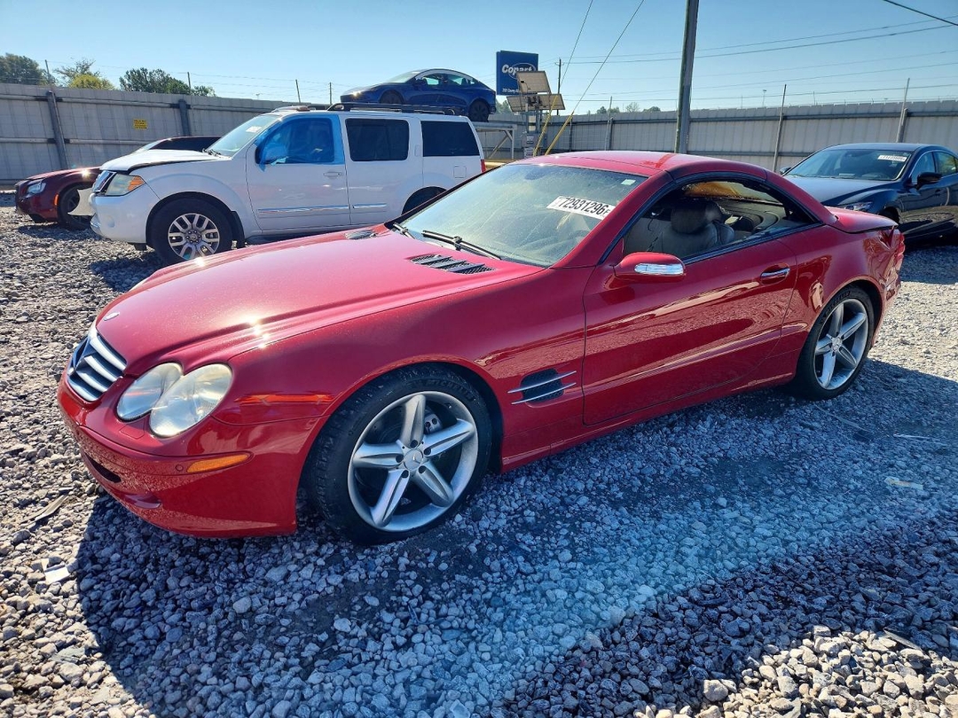 Vue de 2005 MERCEDES-BENZ SL 500, angle 1