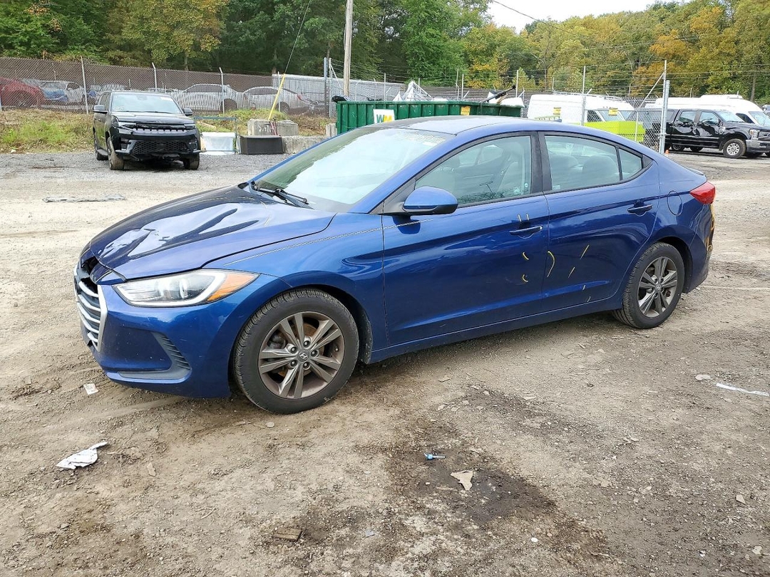 Vedere 2018 HYUNDAI ELANTRA SEL, unghi 1