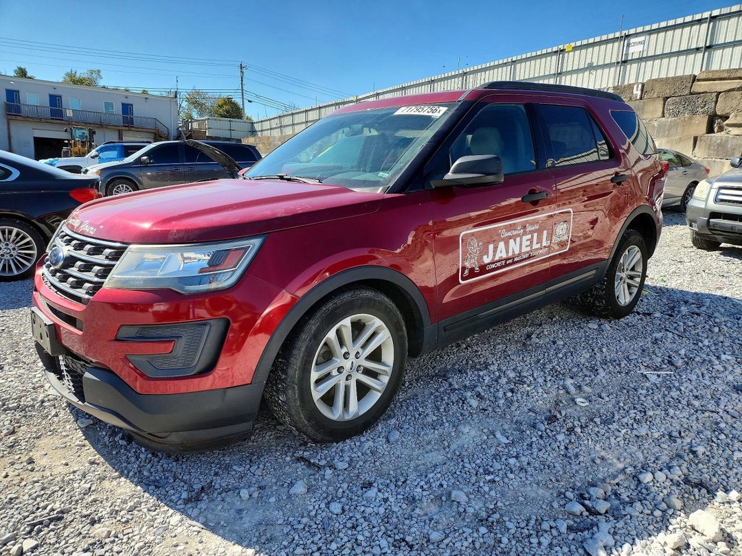 Vue de 2017 FORD EXPLORER, angle 1