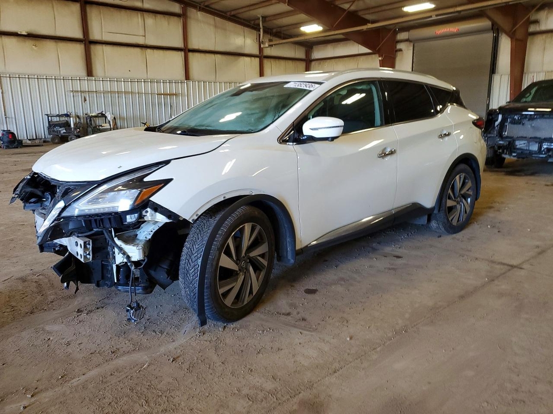 Вид 2020 NISSAN MURANO SL, угол 1