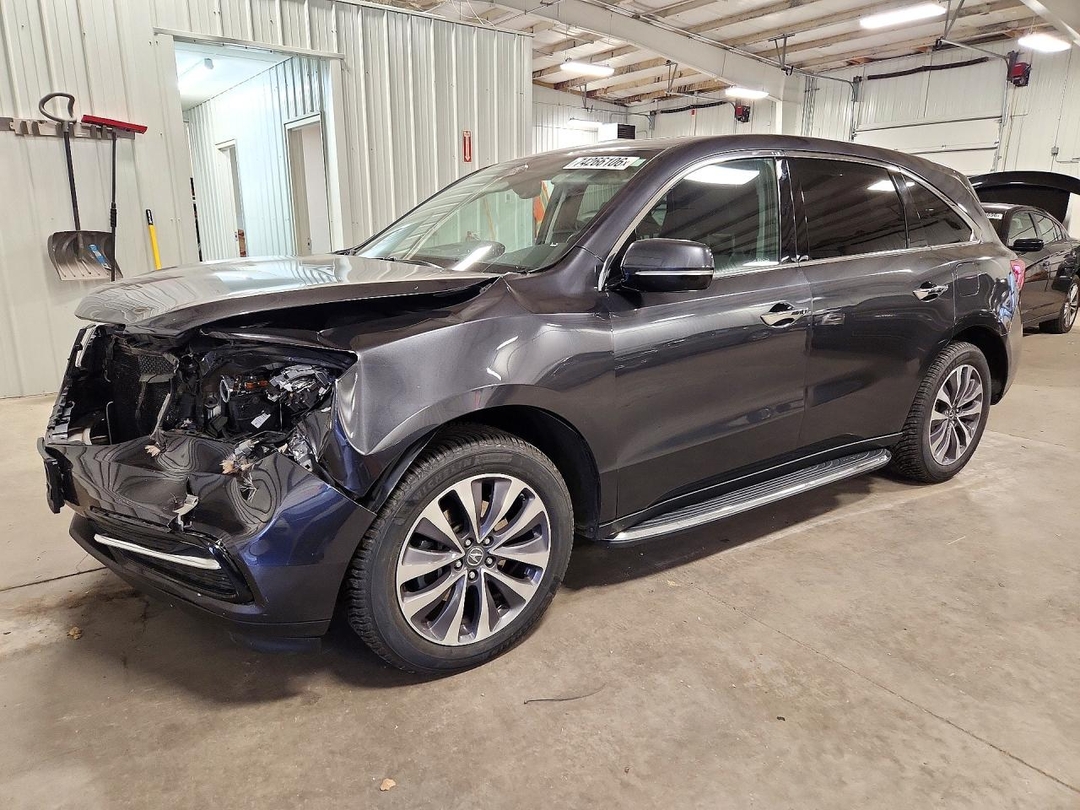منظر 2016 ACURA MDX TECHNOLOGY، زاوية 1