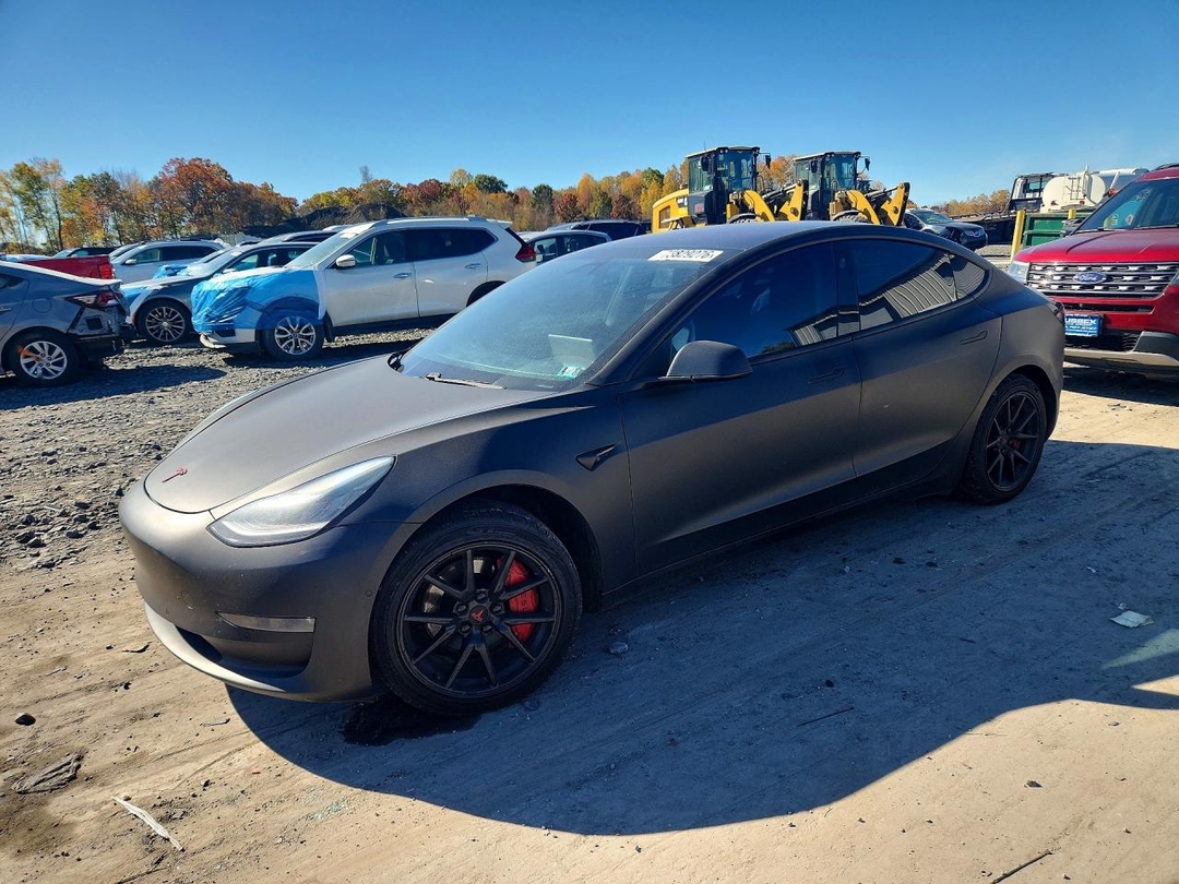 Vista de 2018 TESLA MODEL 3, ángulo 1