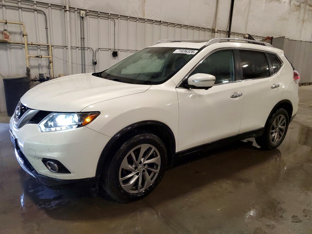 منظر 2014 NISSAN ROGUE SL، زاوية 1