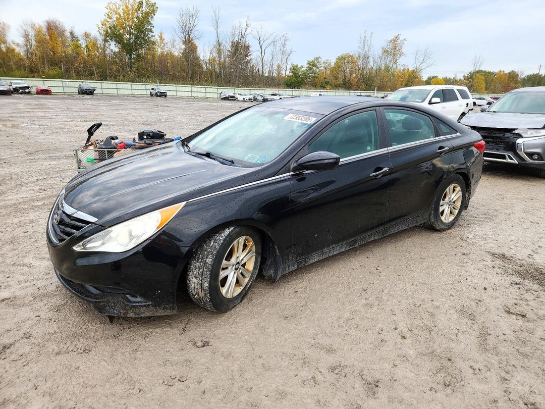 Vista de 2012 HYUNDAI SONATA GLS, ángulo 1