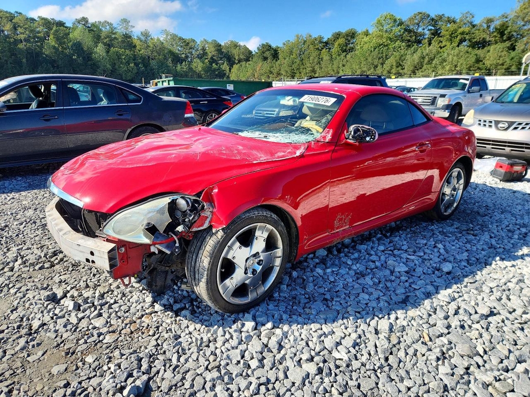 Вид 2004 LEXUS SC 430, угол 1