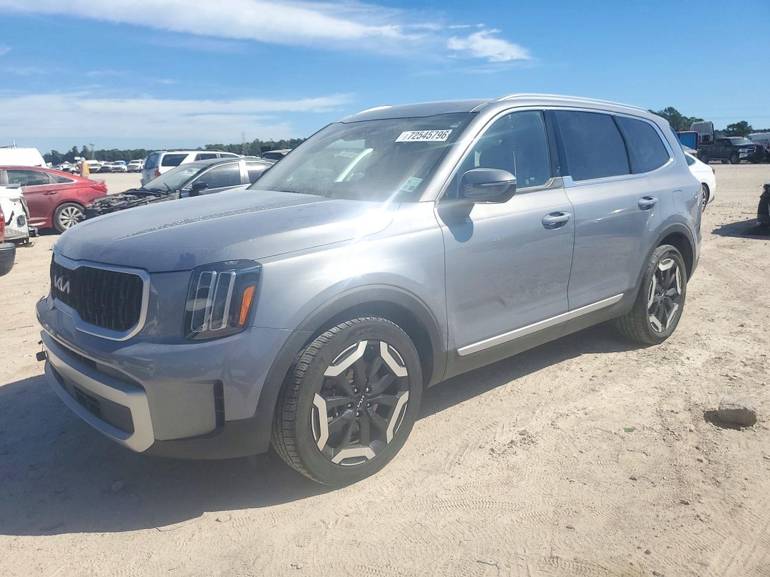 Vista de 2024 KIA TELLURIDE EX, ángulo 1