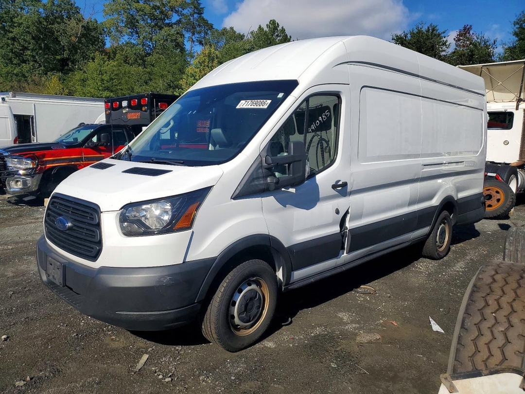 Vue de 2019 FORD TRANSIT 350 DELIVERY VAN, angle 1
