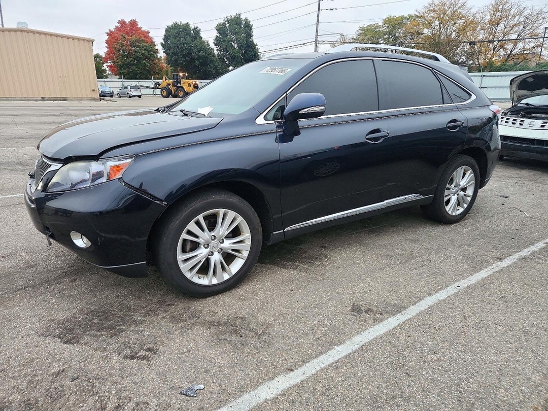 Vue de 2010 LEXUS RX 450H, angle 1