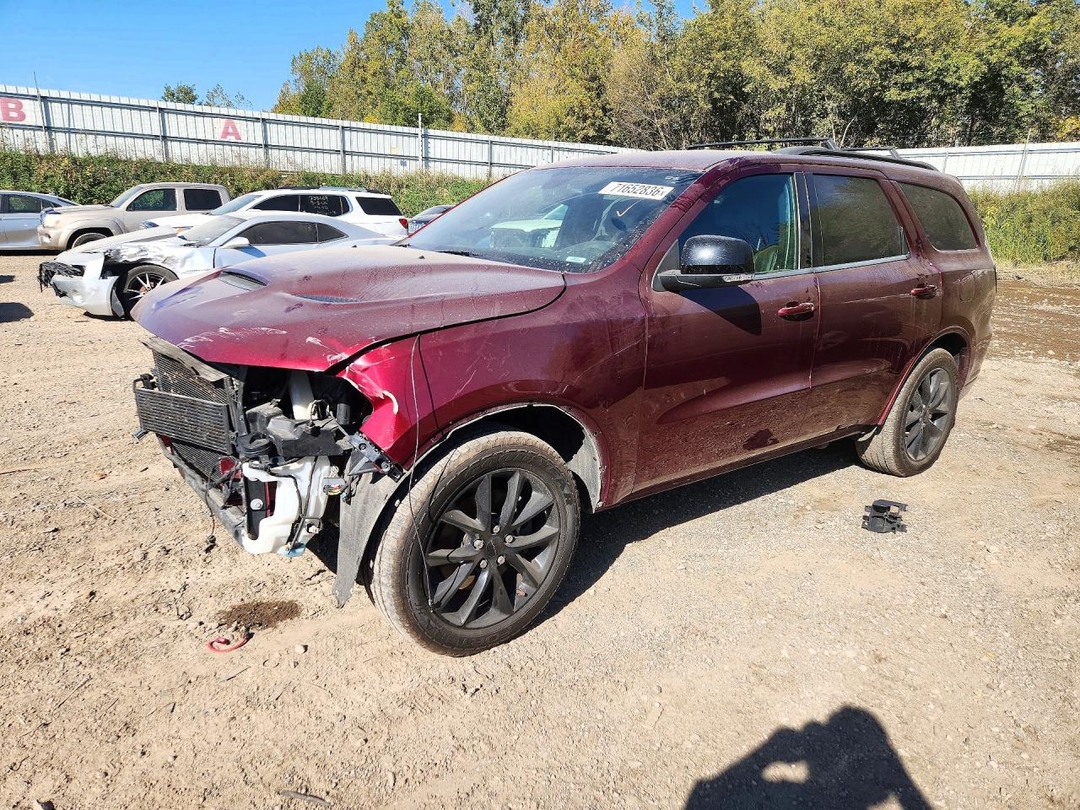 Vue de 2018 DODGE DURANGO R/T, angle 1