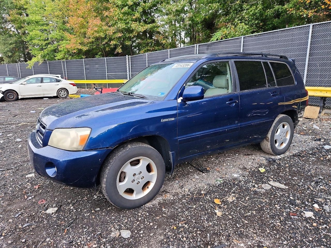 Вид 2004 TOYOTA HIGHLANDER LIMITED, угол 1