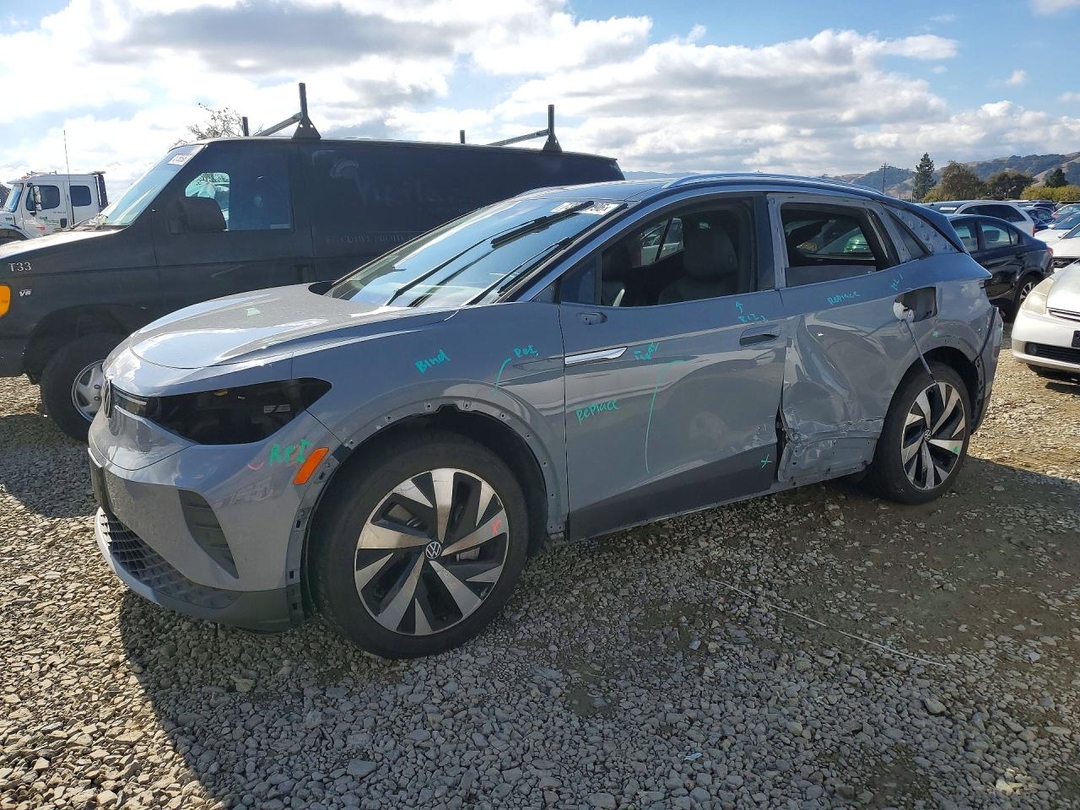 منظر 2022 VOLKSWAGEN ID.4 PRO S، زاوية 1