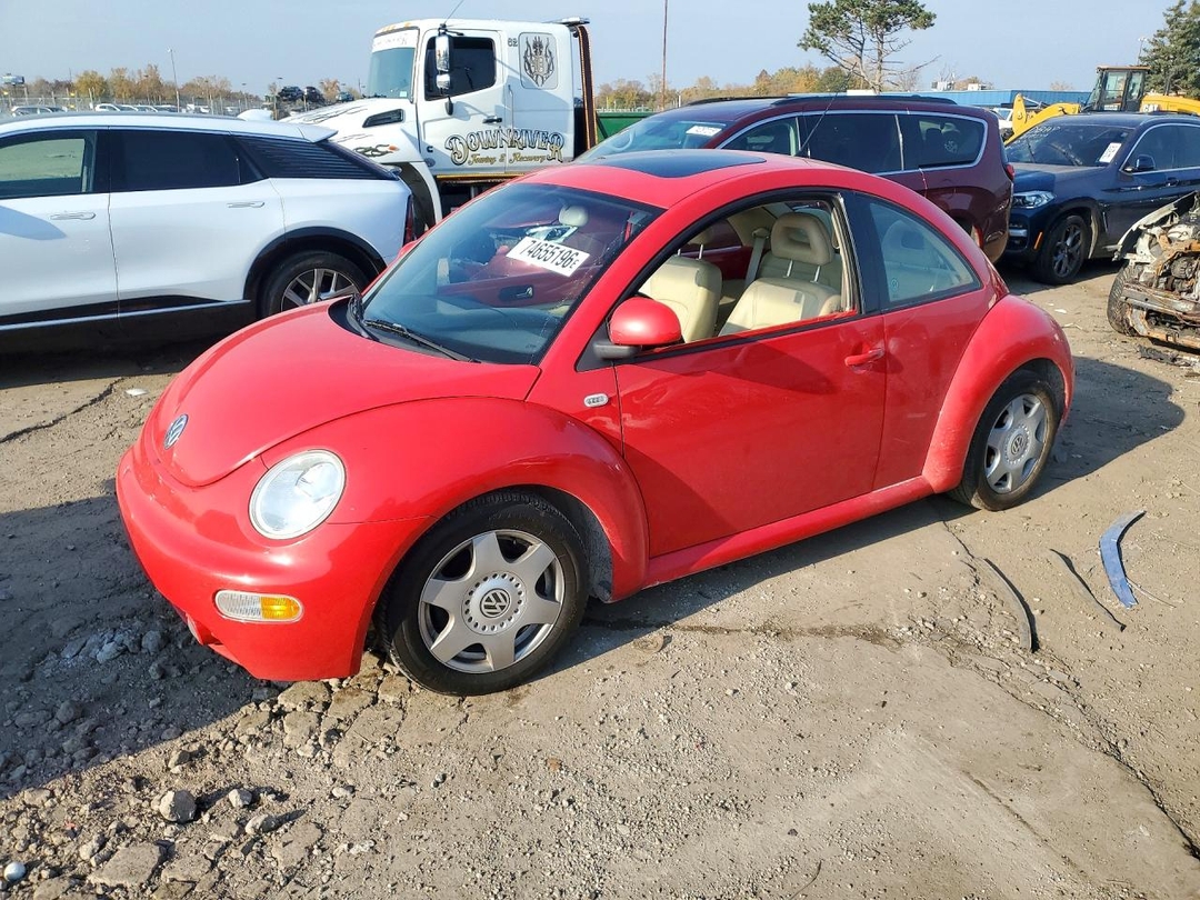 Vue de 1999 VOLKSWAGEN NEW BEETLE GLS, angle 1